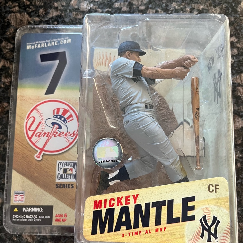 Mickey mantle figure never opened by mcfarlane.com